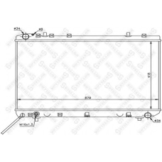 10-25689-SX STELLOX Радиатор, охлаждение двигателя