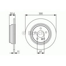 0 986 479 S33 BOSCH Тормозной диск