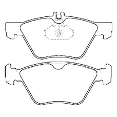 MDB1871 MINTEX Комплект тормозных колодок, дисковый тормоз