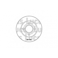 DF1536 TRW Тормозной диск