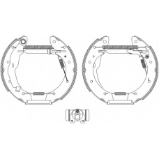 8DB 355 004-621 HELLA PAGID Комплект тормозных колодок