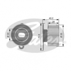 T41019 GATES Натяжной ролик, ремень грм