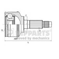 N2825035 NIPPARTS Шарнирный комплект, приводной вал