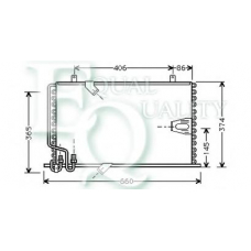 CO0021 EQUAL QUALITY Конденсатор, кондиционер