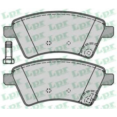 05P1245 LPR Комплект тормозных колодок, дисковый тормоз