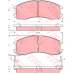GDB981 TRW Комплект тормозных колодок, дисковый тормоз