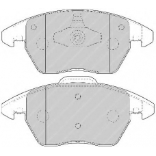 FSL1728 FERODO Комплект тормозных колодок, дисковый тормоз