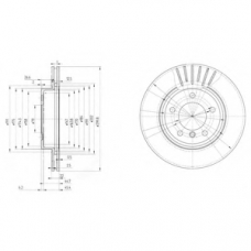 BG3527C DELPHI Тормозной диск