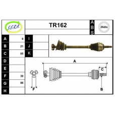 TR162 SERA Приводной вал