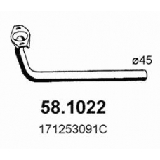 58.1022 ASSO Труба выхлопного газа