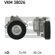 VKM 38026 SKF Натяжной ролик, поликлиновой  ремень