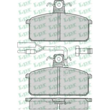 05P097 LPR Комплект тормозных колодок, дисковый тормоз