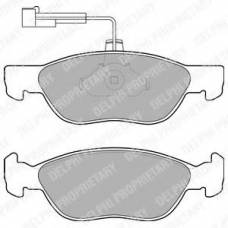 LP1586 DELPHI Комплект тормозных колодок, дисковый тормоз