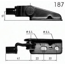 840219 QUINTON HAZELL Газовая пружина, крышка багажник