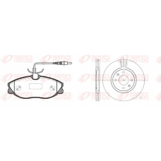 8604.00 REMSA Комплект тормозов, дисковый тормозной механизм