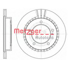 6492.10 METZGER Тормозной диск