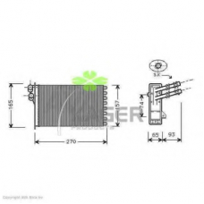 32-0138 KAGER Теплообменник, отопление салона