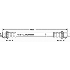 FBH6861 FIRST LINE Тормозной шланг