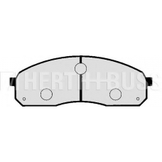 J3600334 NIPPARTS Комплект тормозных колодок, дисковый тормоз