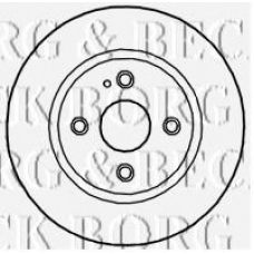 BBD4700 BORG & BECK Тормозной диск