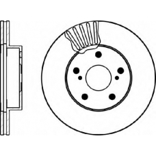 MDC904 MINTEX Тормозной диск