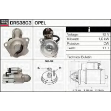 DRS3803N DELCO REMY Стартер