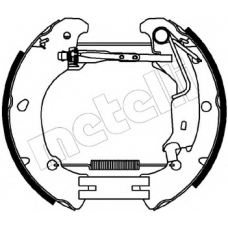 51-0220 METELLI Комплект тормозных колодок