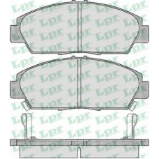 05P567 LPR Комплект тормозных колодок, дисковый тормоз