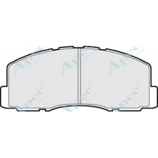 PAD495 APEC Комплект тормозных колодок, дисковый тормоз