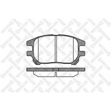 983 000-SX STELLOX Комплект тормозных колодок, дисковый тормоз