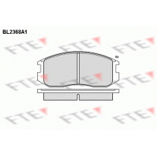 BL2368A1 FTE Комплект тормозных колодок, дисковый тормоз