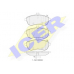 181821 ICER Комплект тормозных колодок, дисковый тормоз