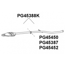 PG45452 VENEPORTE Ремонтная трубка, катализатор