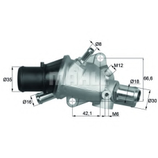 TI 126 88 MAHLE Термостат, охлаждающая жидкость