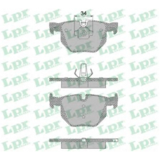 05P1472 LPR Комплект тормозных колодок, дисковый тормоз