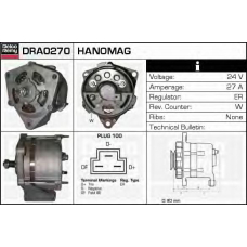 DRA0270 DELCO REMY Генератор