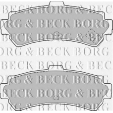 BBP1552 BORG & BECK Комплект тормозных колодок, дисковый тормоз
