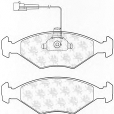 BP1124 QUINTON HAZELL Комплект тормозных колодок, дисковый тормоз