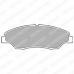 LP1634 DELPHI Комплект тормозных колодок, дисковый тормоз