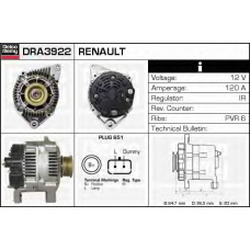 DRA3922 DELCO REMY Генератор