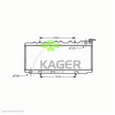 31-0248 KAGER Радиатор, охлаждение двигателя