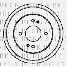 BBR7006 BORG & BECK Тормозной барабан