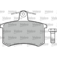 598125 VALEO Комплект тормозных колодок, дисковый тормоз