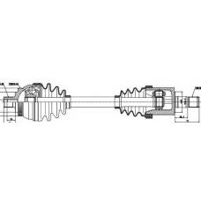 299120 GSP Приводной вал