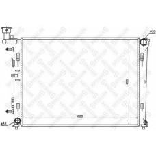 10-25309-SX STELLOX Радиатор, охлаждение двигателя