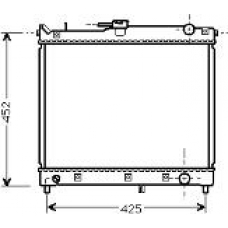 52002055 VAN WEZEL Радиатор, охлаждение двигателя