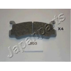 PP-303AF JAPANPARTS Комплект тормозных колодок, дисковый тормоз