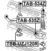 TSB-UZJ120R FEBEST Опора, стабилизатор