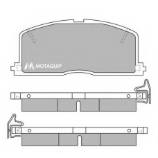LVXL353 MOTAQUIP Комплект тормозных колодок, дисковый тормоз