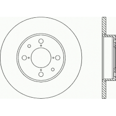 BDA1141.10 OPEN PARTS Тормозной диск